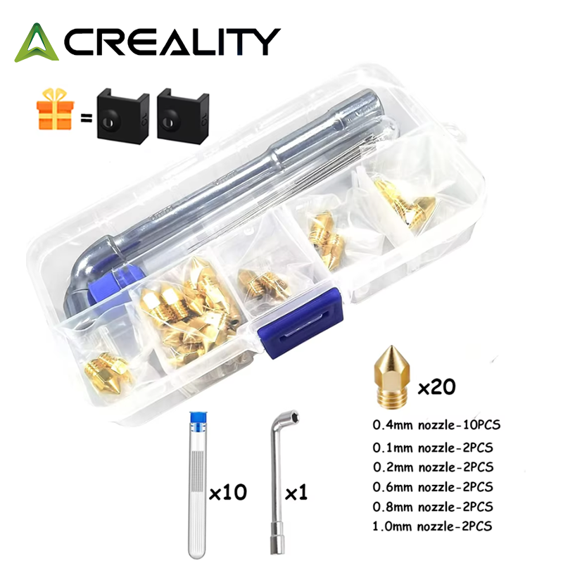 3D Printing News - Creality 20 peças bocal de latão