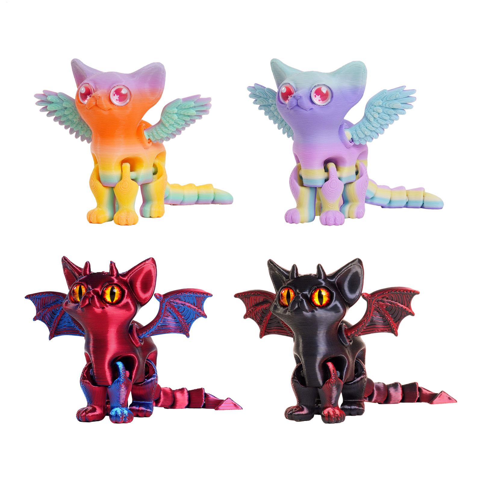 3D Printing Examples - Figura de Gato em Impressão 3D,