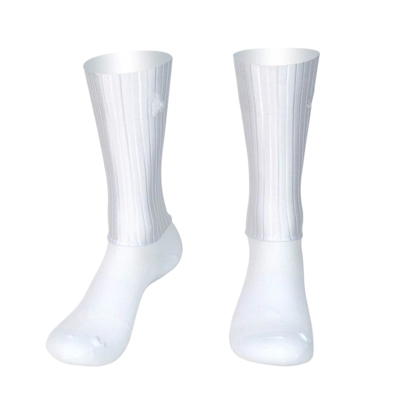 Silicone Sock Hotend - Aero ciclismo verão anti meias whiteline