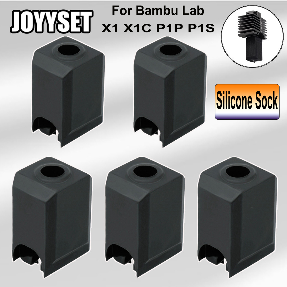 Silicone Sock Hotend - Capa de Silicone Preta para Bloco