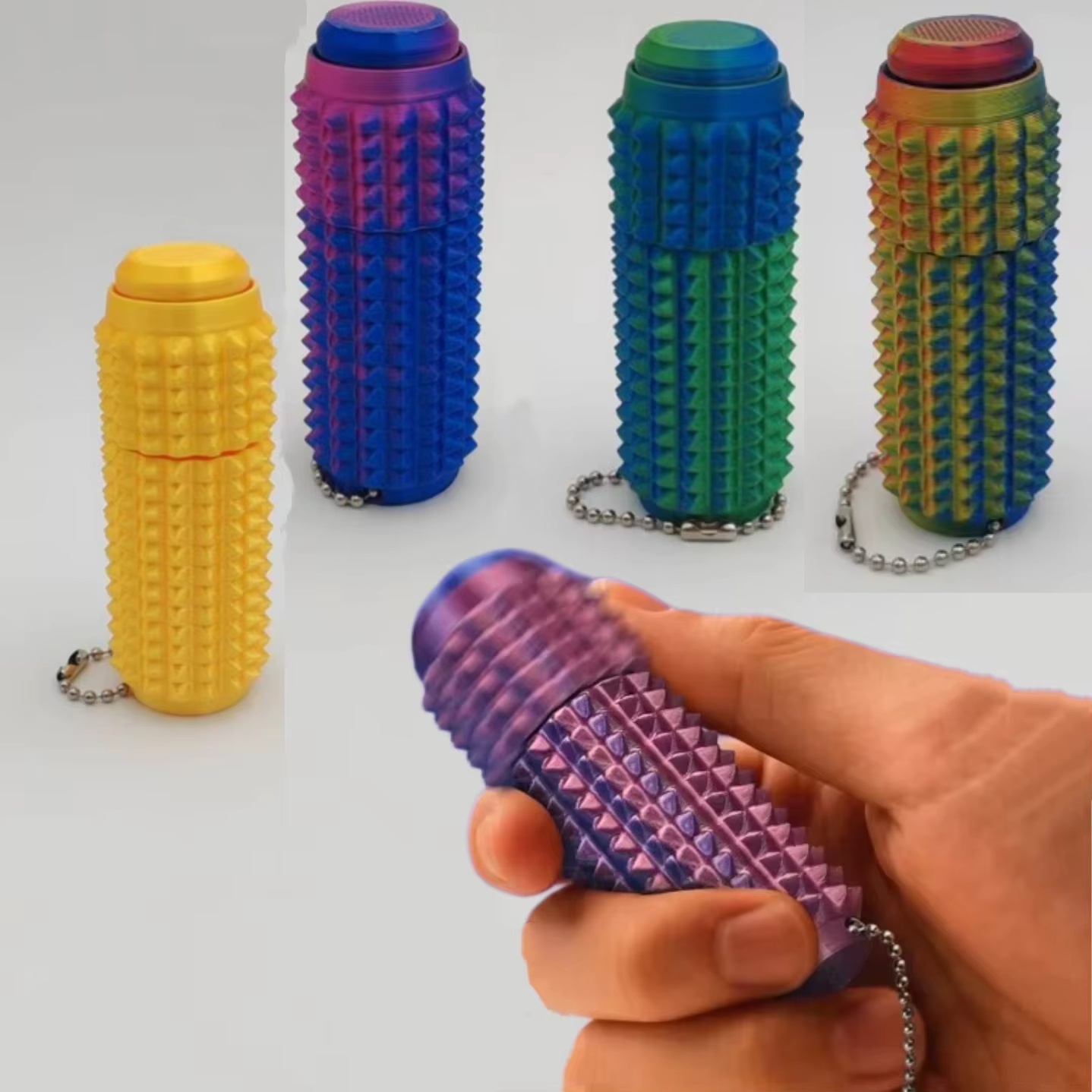 3D Printing Objects - Brinquedo Fidget Divertido com Botão Clicável