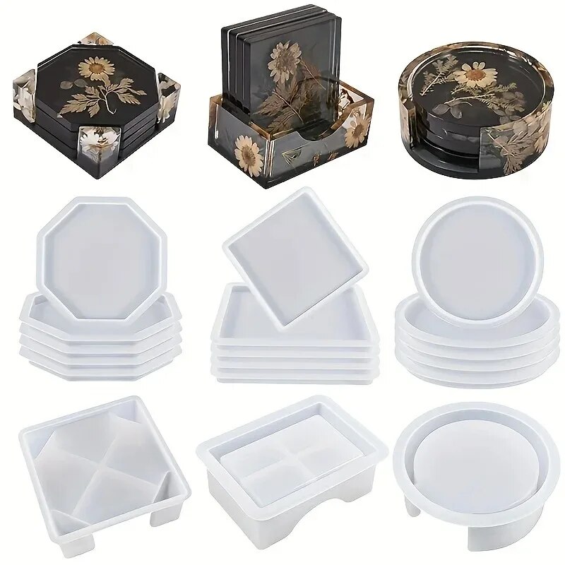 3D Printing Epoxy Resin - Conjunto de moldes de resina de