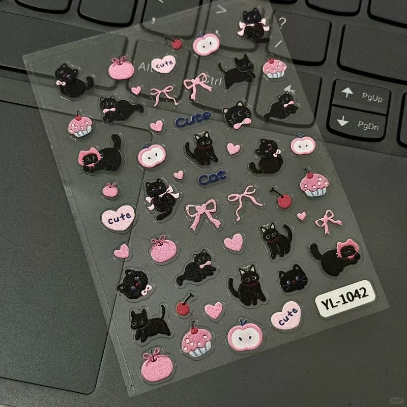 3D Printing Epoxy Resin - Adesivo 3D em Relevo de Gato