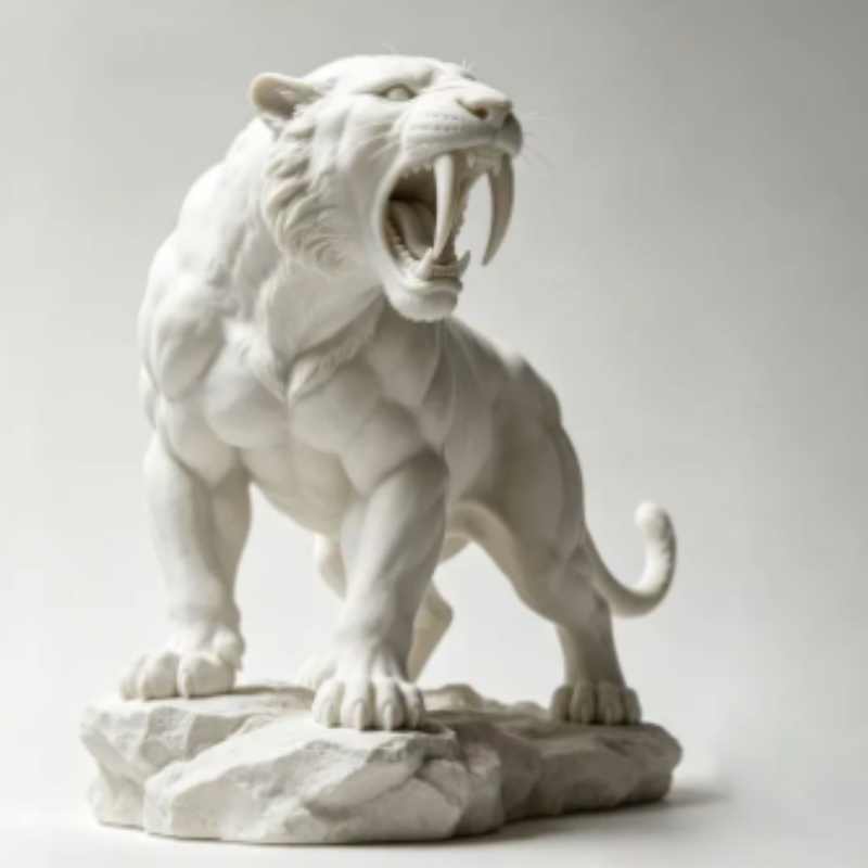 Figura de Tigre Dente-de-Sabre - 3D Printing Tooth avaliação e preço