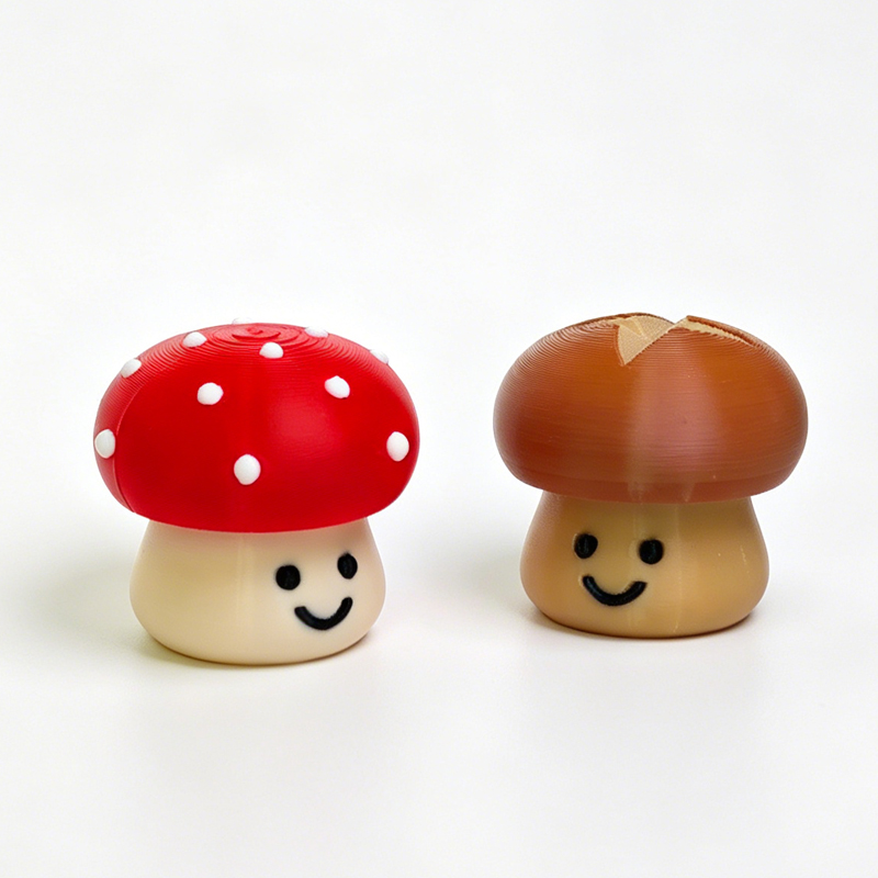 Cute Mushroom 3D Printed Click - 3D Printing Fidget Toys avaliação e preço