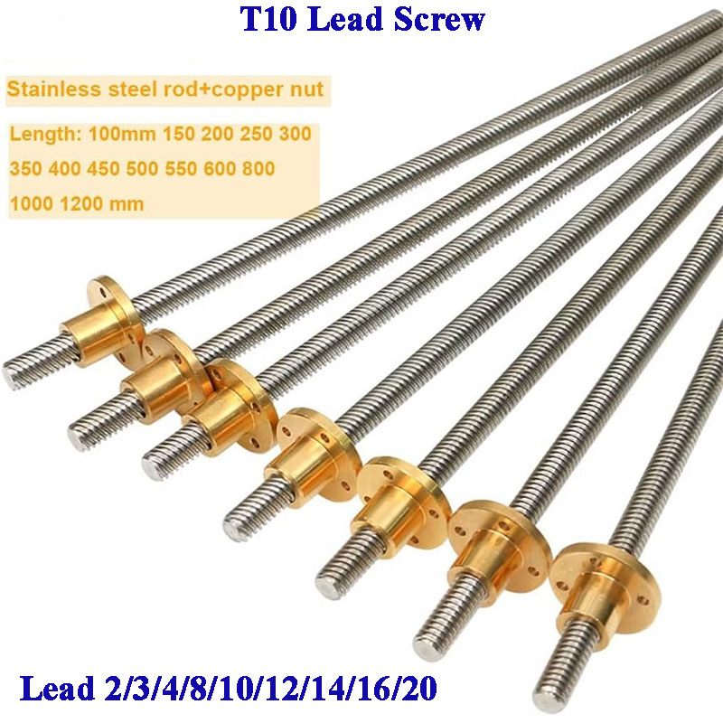 Parafuso trapezoidal T10 em aç - Lead Screw Stepper avaliação e preço
