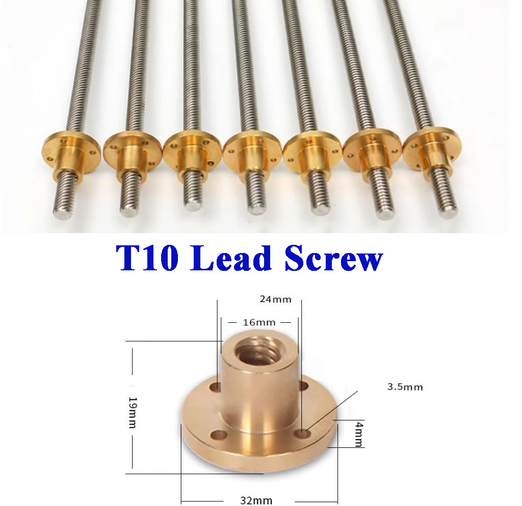 Parafuso trapezoidal T10 em aç - Lead Screw Stepper avaliação e preço