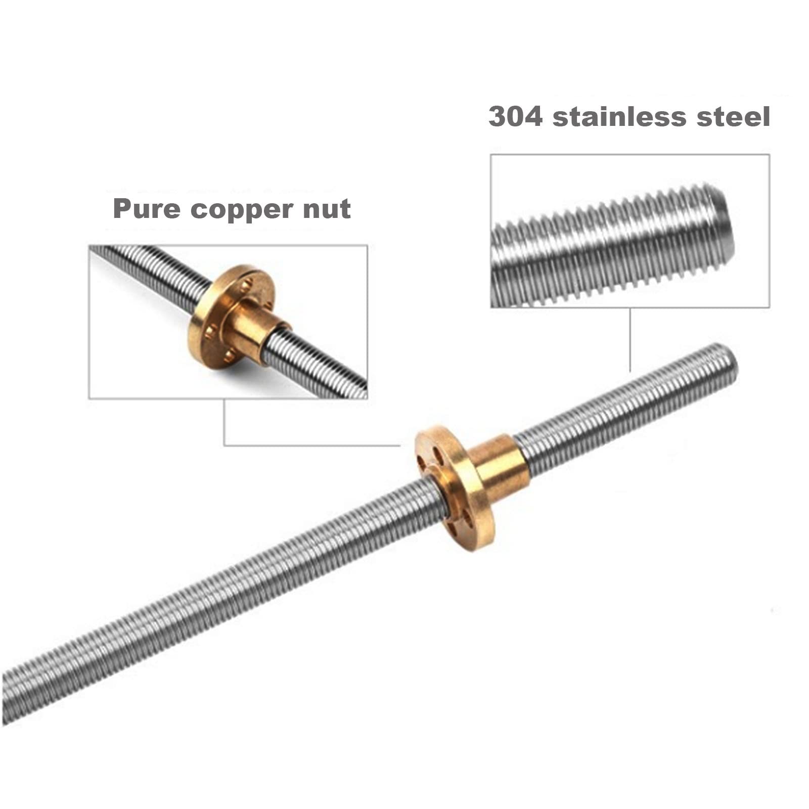 Parafuso trapezoidal T10 em aç - Lead Screw Stepper avaliação e preço