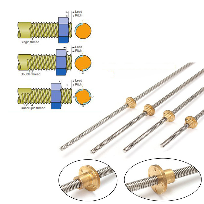 Parafuso trapezoidal T10 em aç - Lead Screw Stepper avaliação e preço