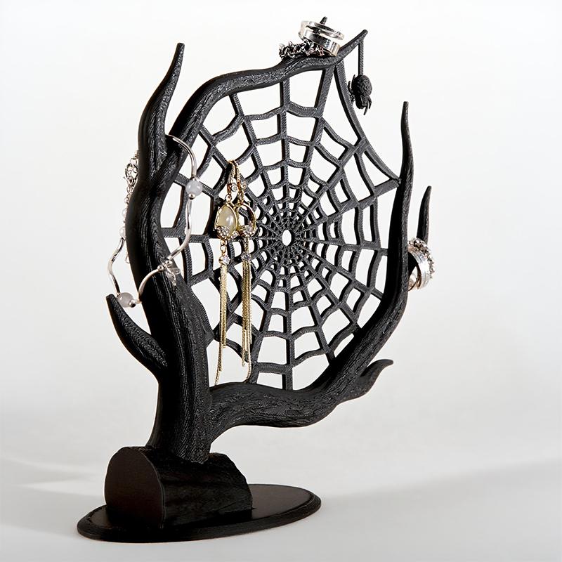 Suporte de Joias Teia de Aranh - 3D Printing Web avaliação e preço