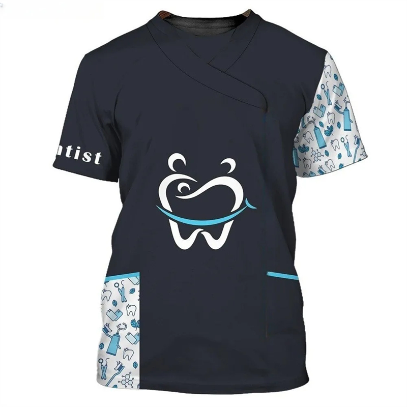 2024 Men's T-shirt Tooth 3d Pr - 3D Printing Tooth avaliação e preço