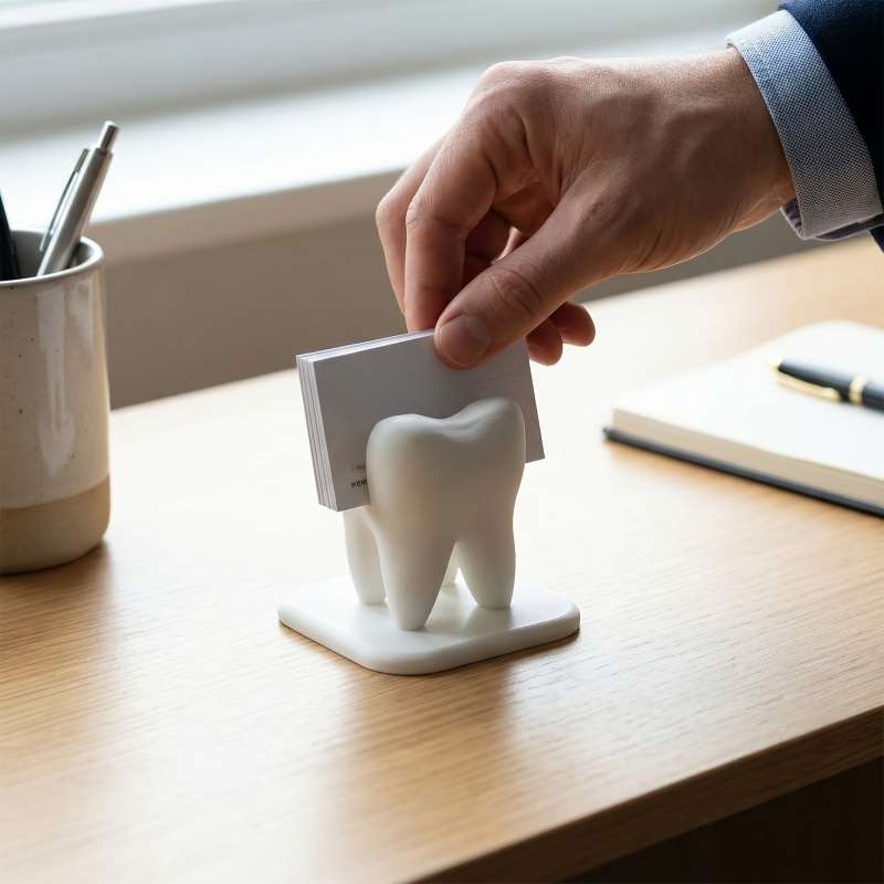 Suporte para Cartões de Visita - 3D Printing Tooth avaliação e preço