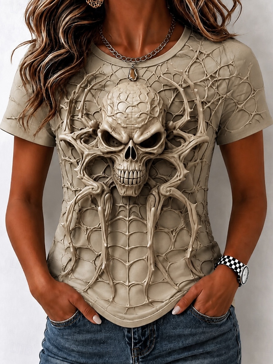 Camiseta Feminina de Verão com - 3D Printing Web avaliação e preço