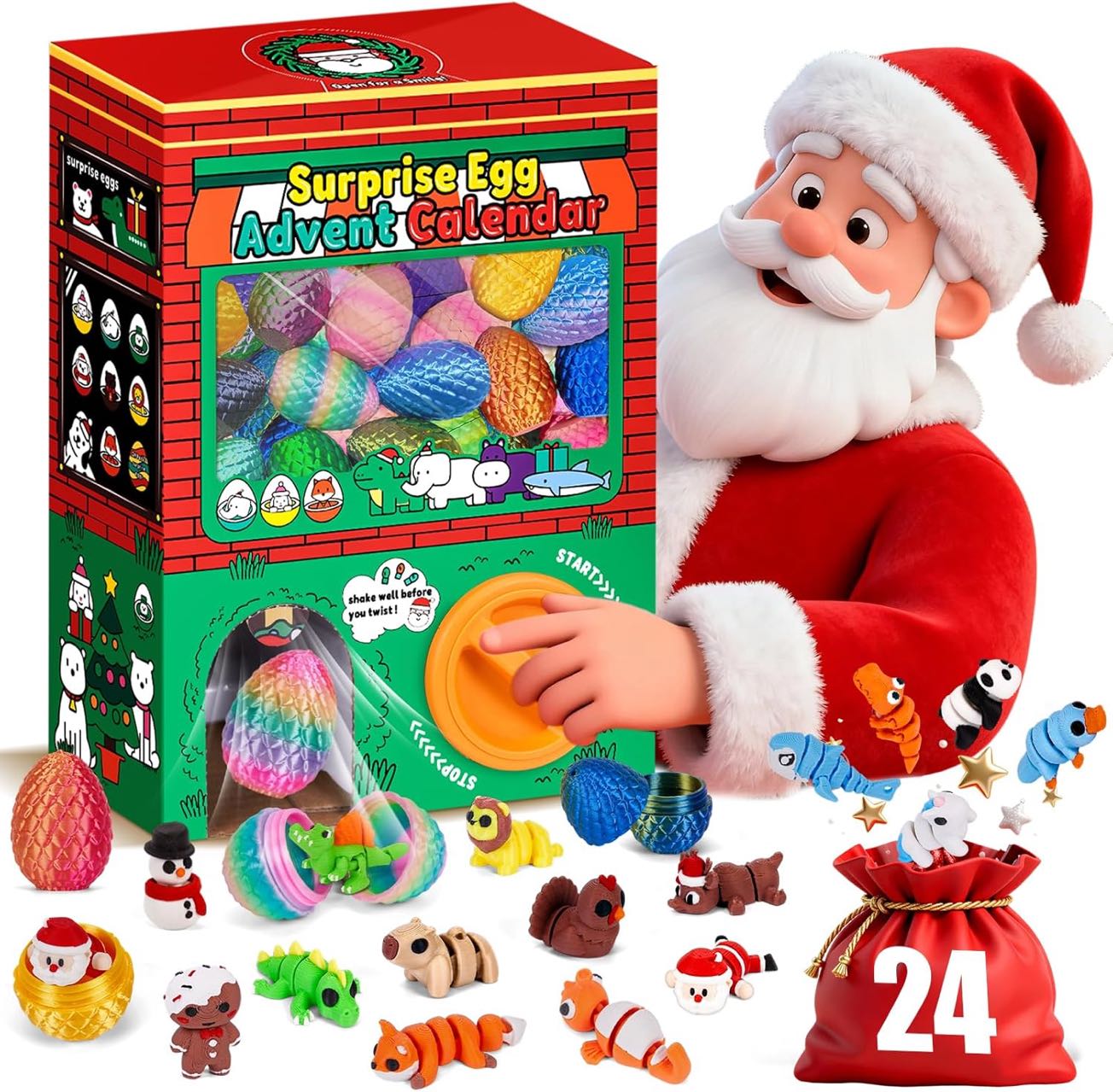 24 peças de Brinquedos Sensori - 3D Printing Fidget Toys avaliação e preço